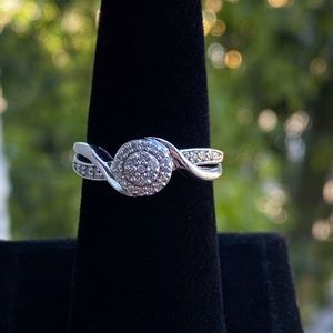925 diamond 💎 knot ring
